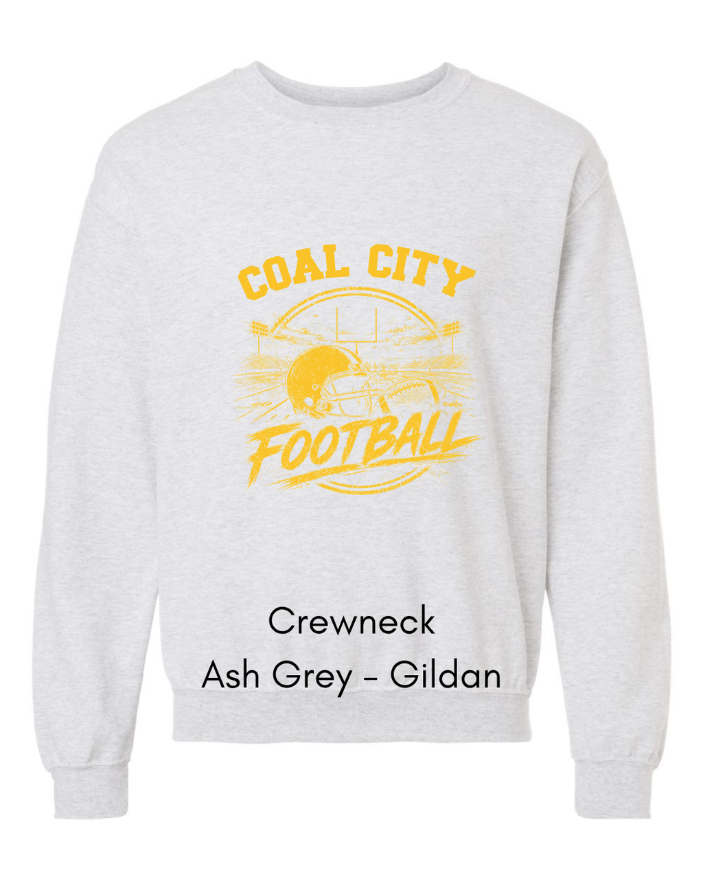 Yellow Coal City Football CC12 - GILDAN ADULT