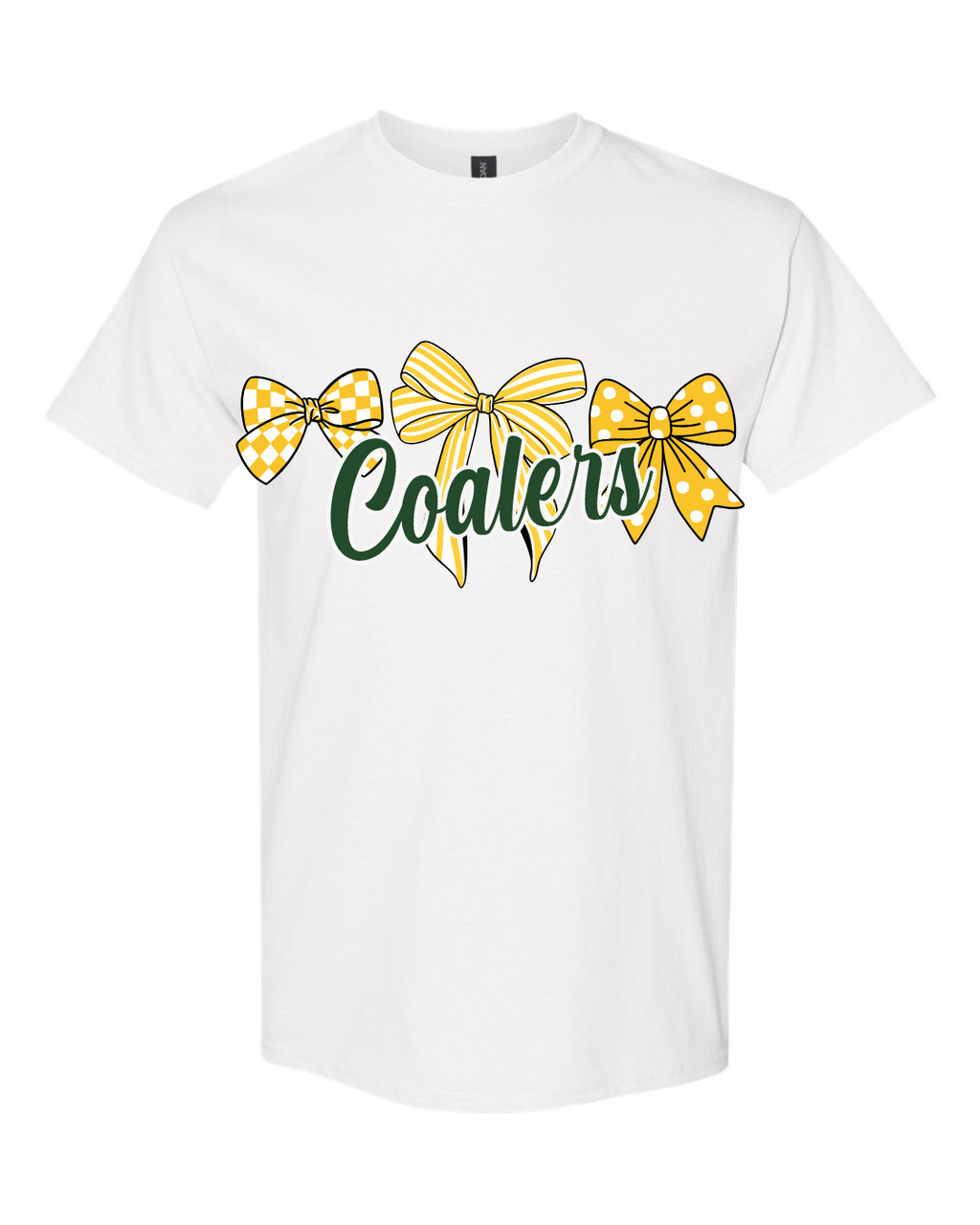 Coal City Coalers Bows & Stripes T-Shirt (Gildan) Youth