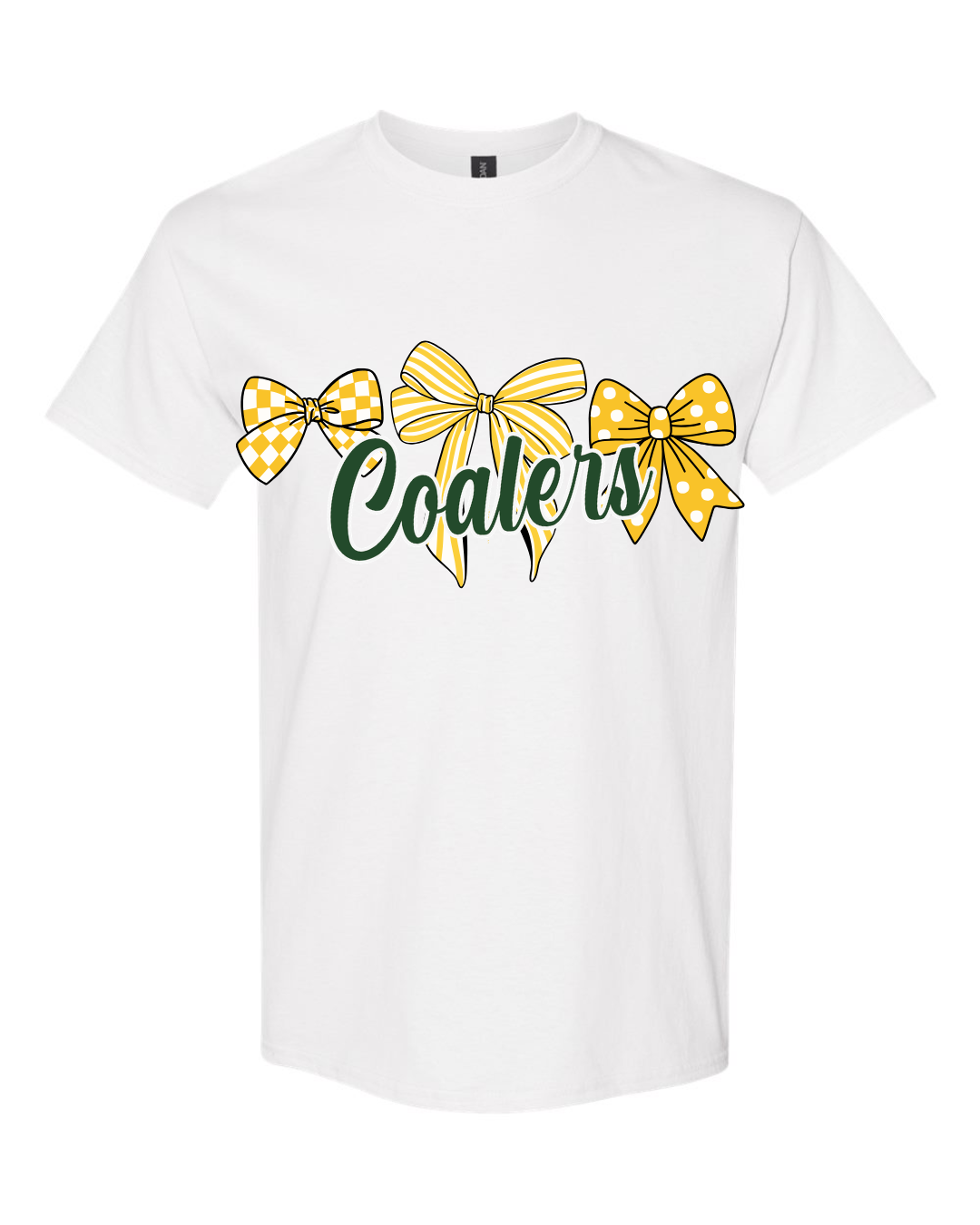 Coal City Coalers Bows & Stripes T-Shirt (Gildan) Youth