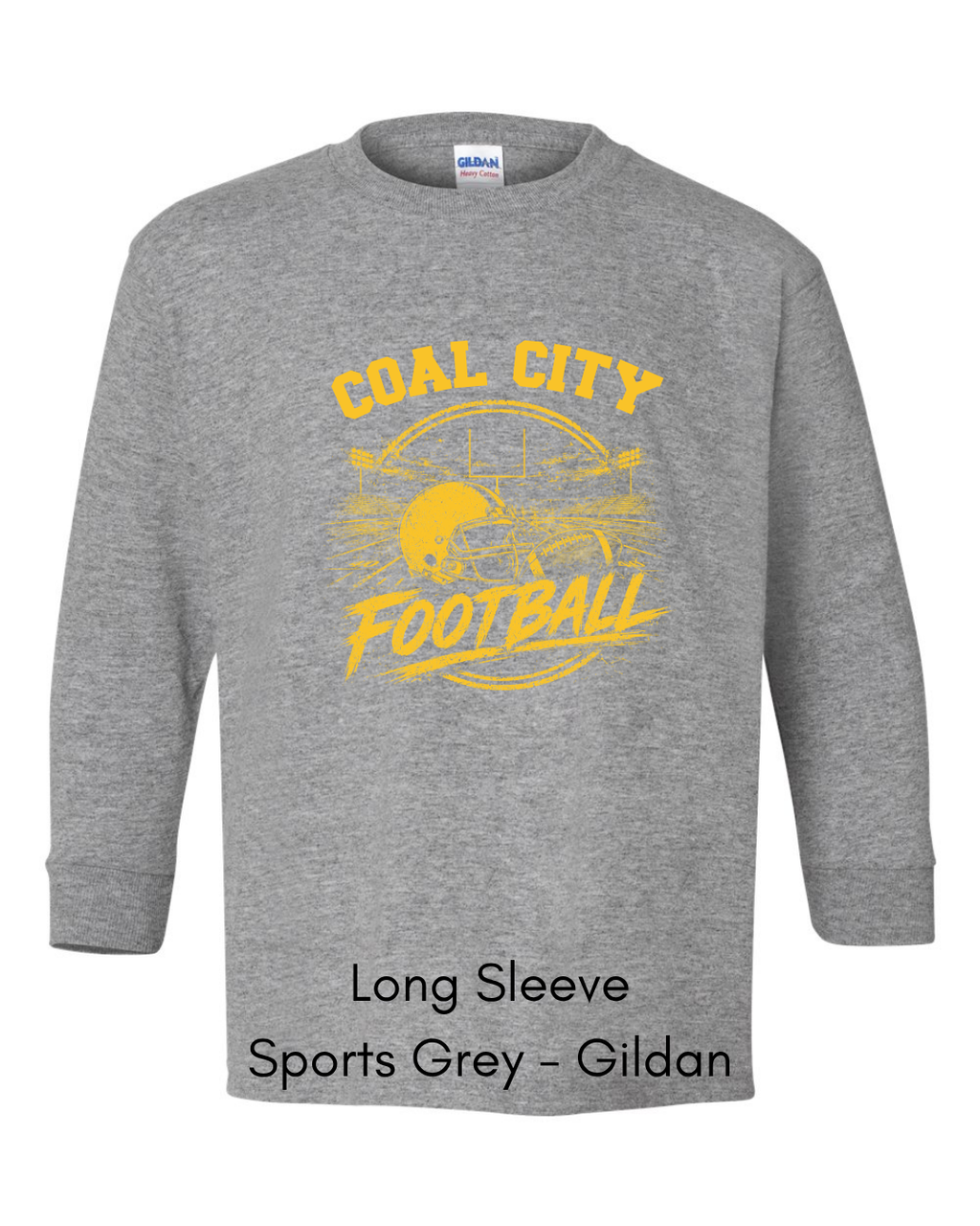 Coal City Football Yellow - Adult cc12
