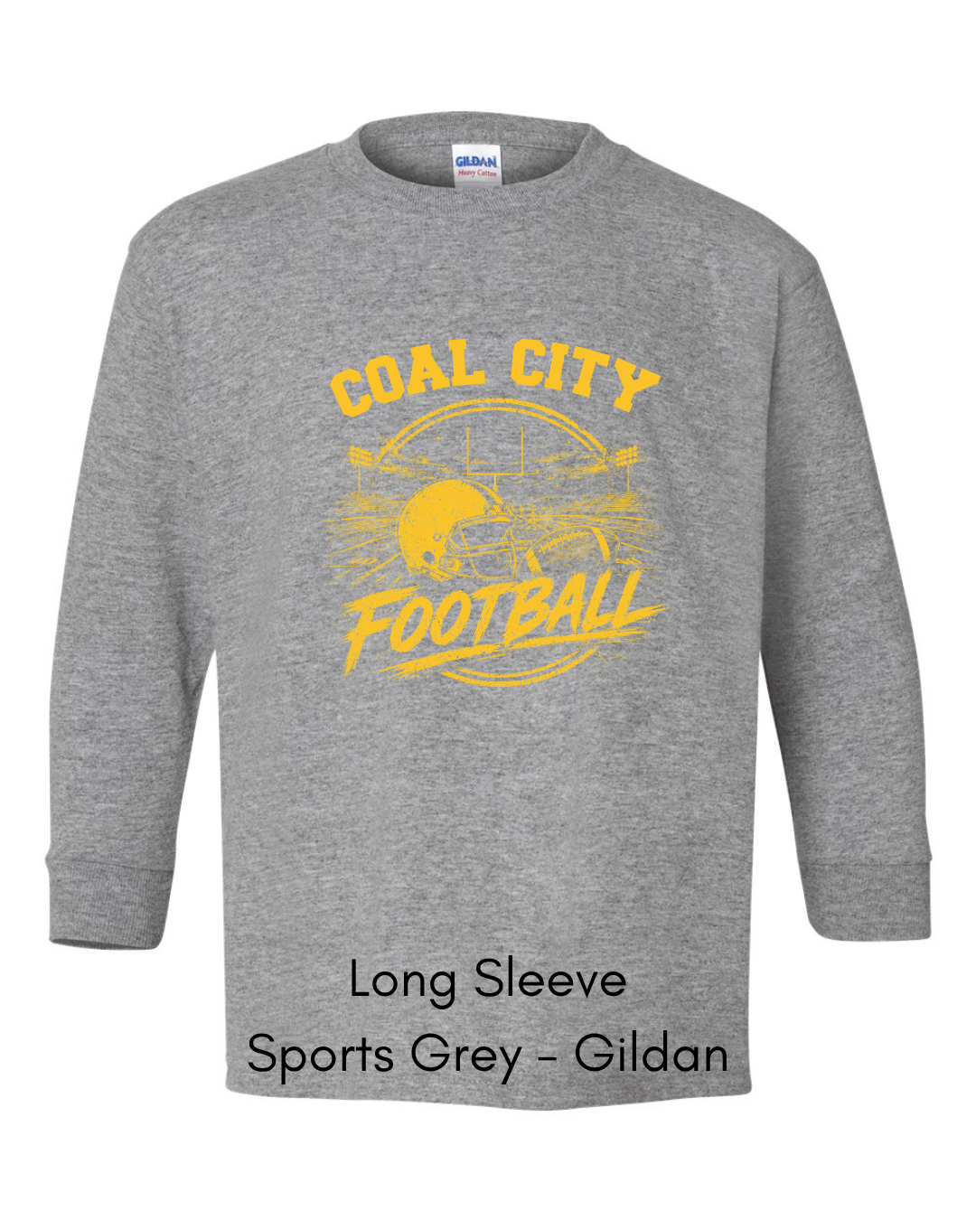 Coal City Football Yellow - Adult cc12