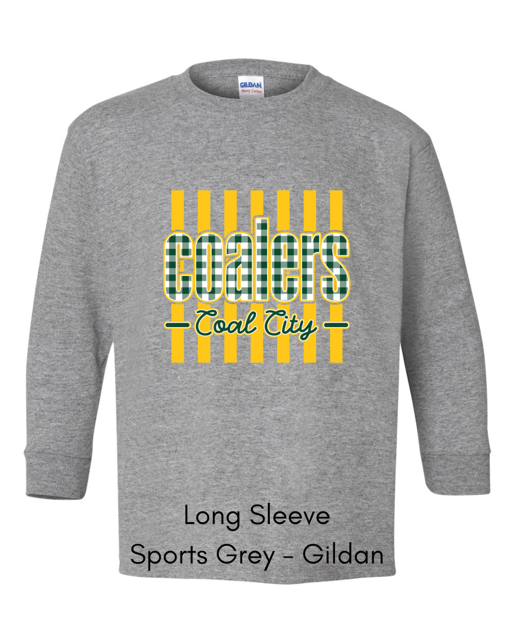 Green Plaid Coalers (Yellow Stripe) - Youth
