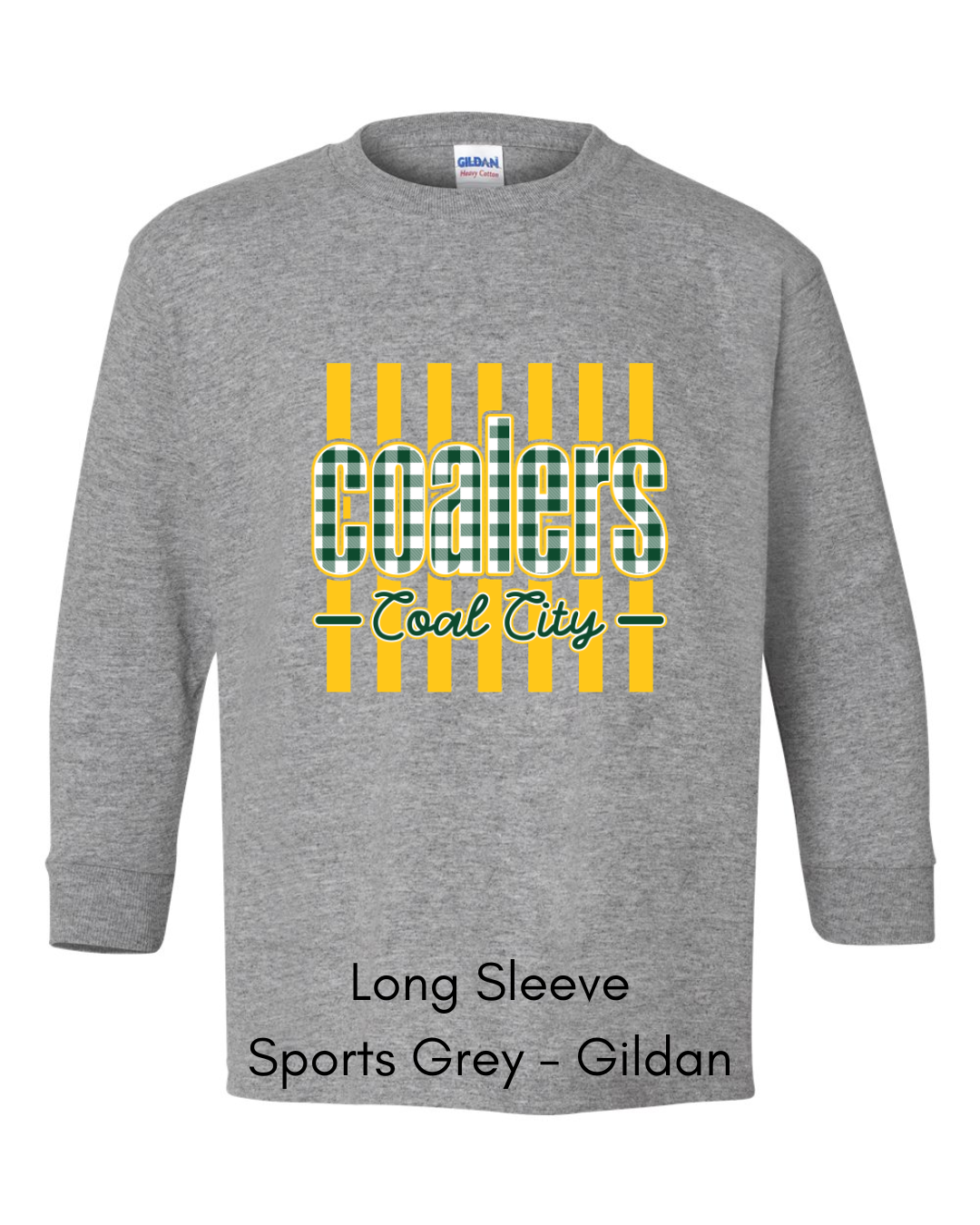 Green Plaid Coalers (Yellow Stripe) - Youth