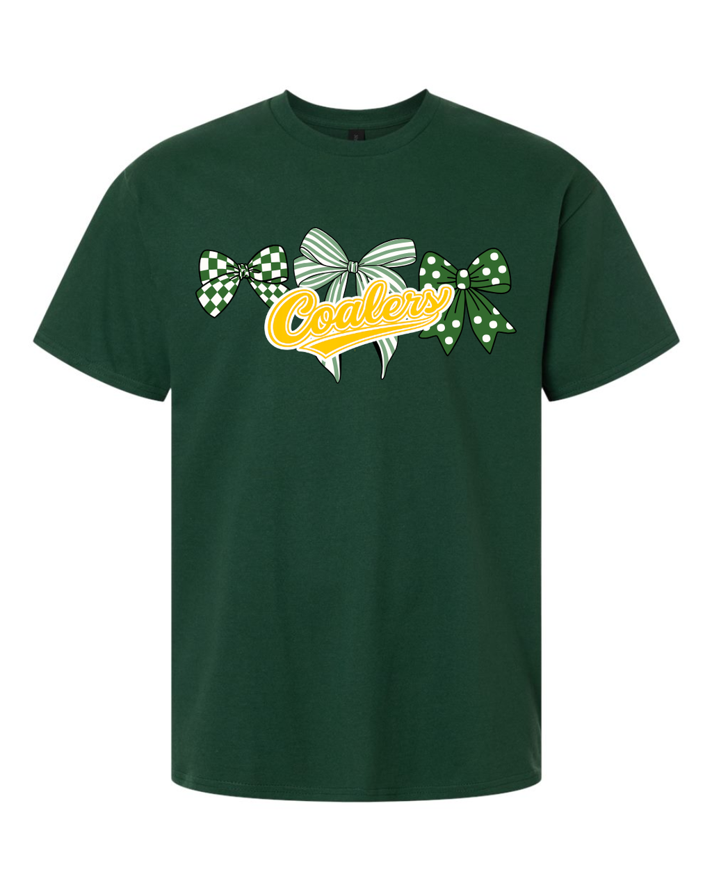 Coal City Coalers Bows & Stripes T-Shirt (Gildan) Youth