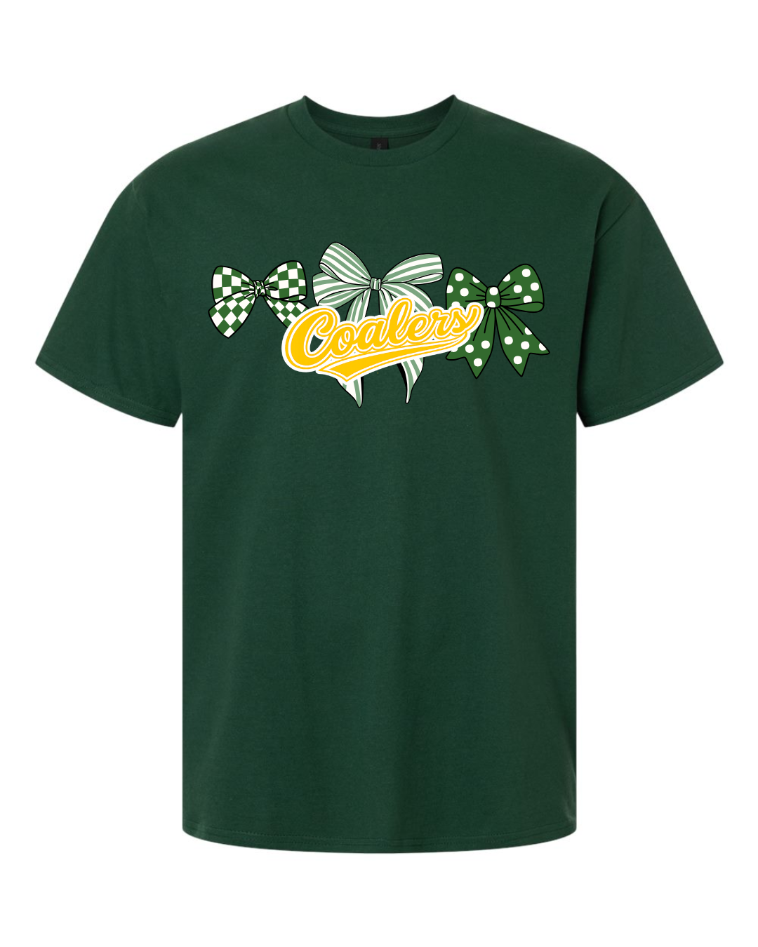 Coal City Coalers Bows & Stripes T-Shirt (Gildan) Youth
