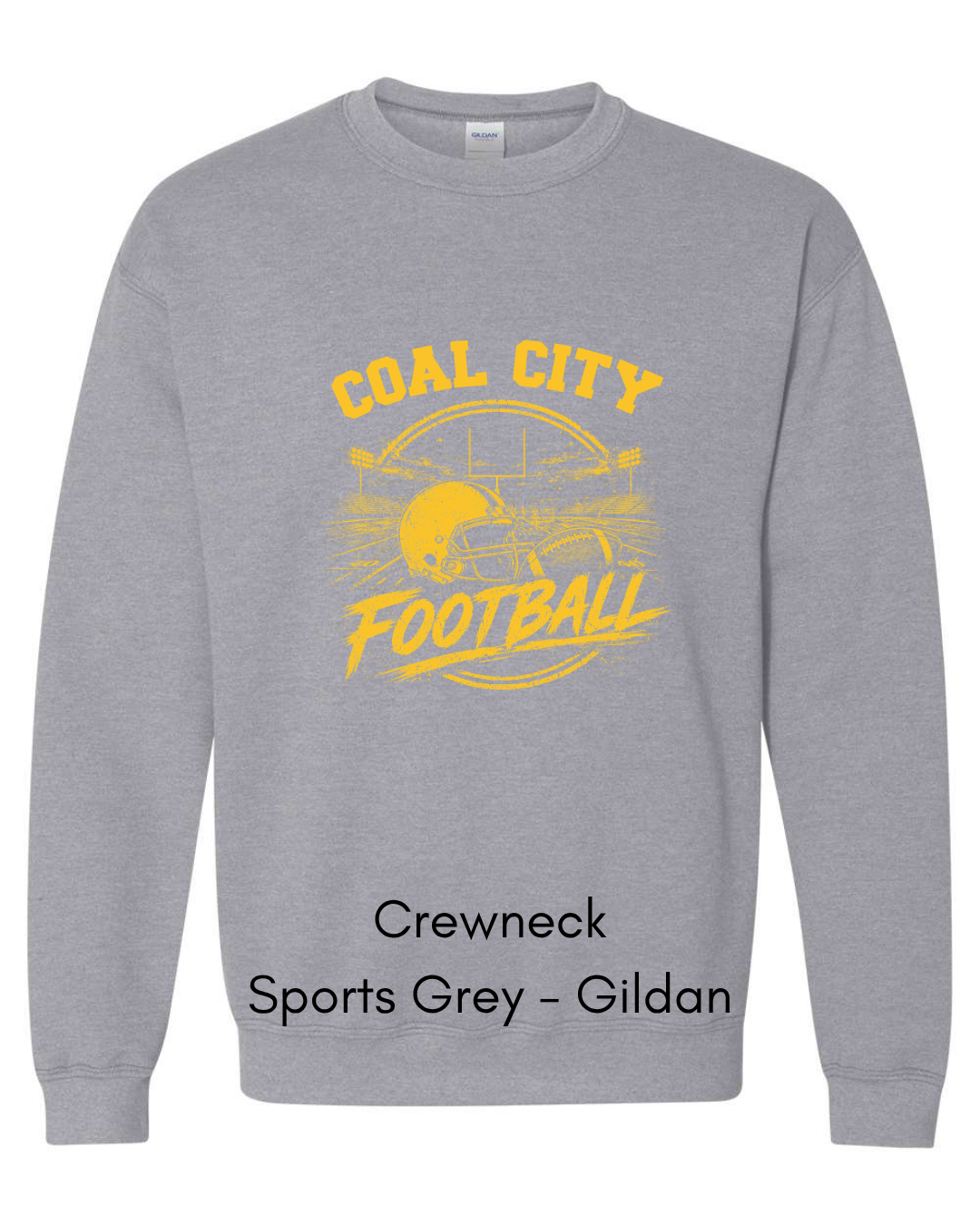 Coal City Football Yellow - Adult cc12