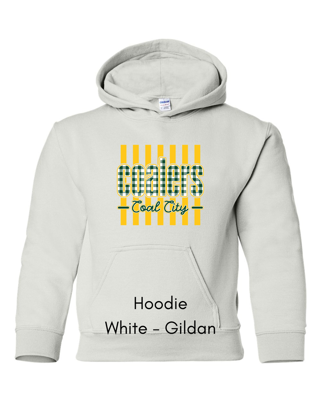 Green Plaid Coalers (Yellow Stripe) - Youth