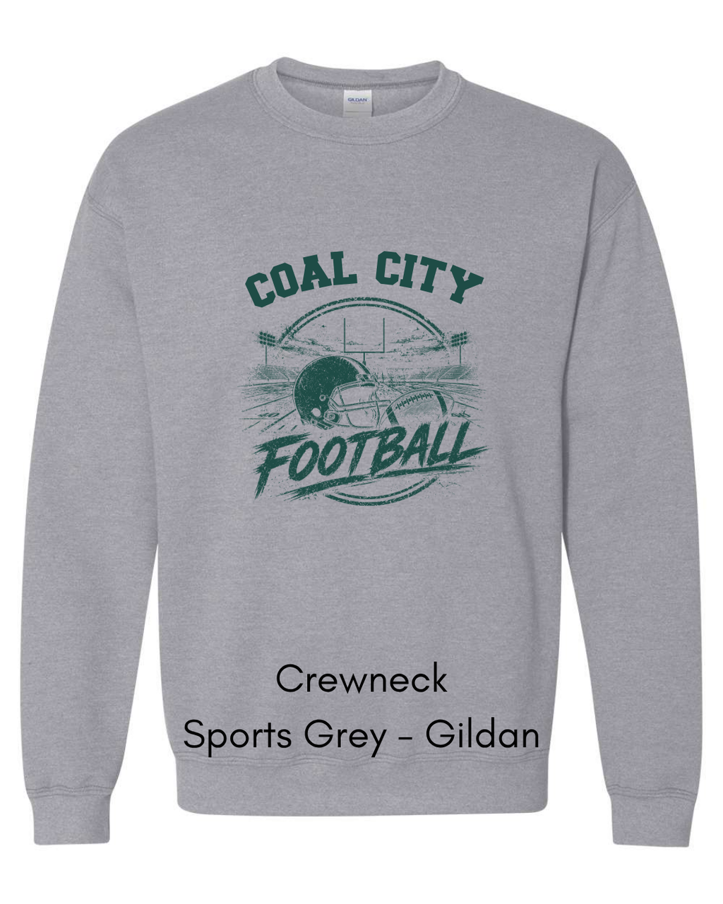 Green Coal City Football CC12 - GILDAN ADULT