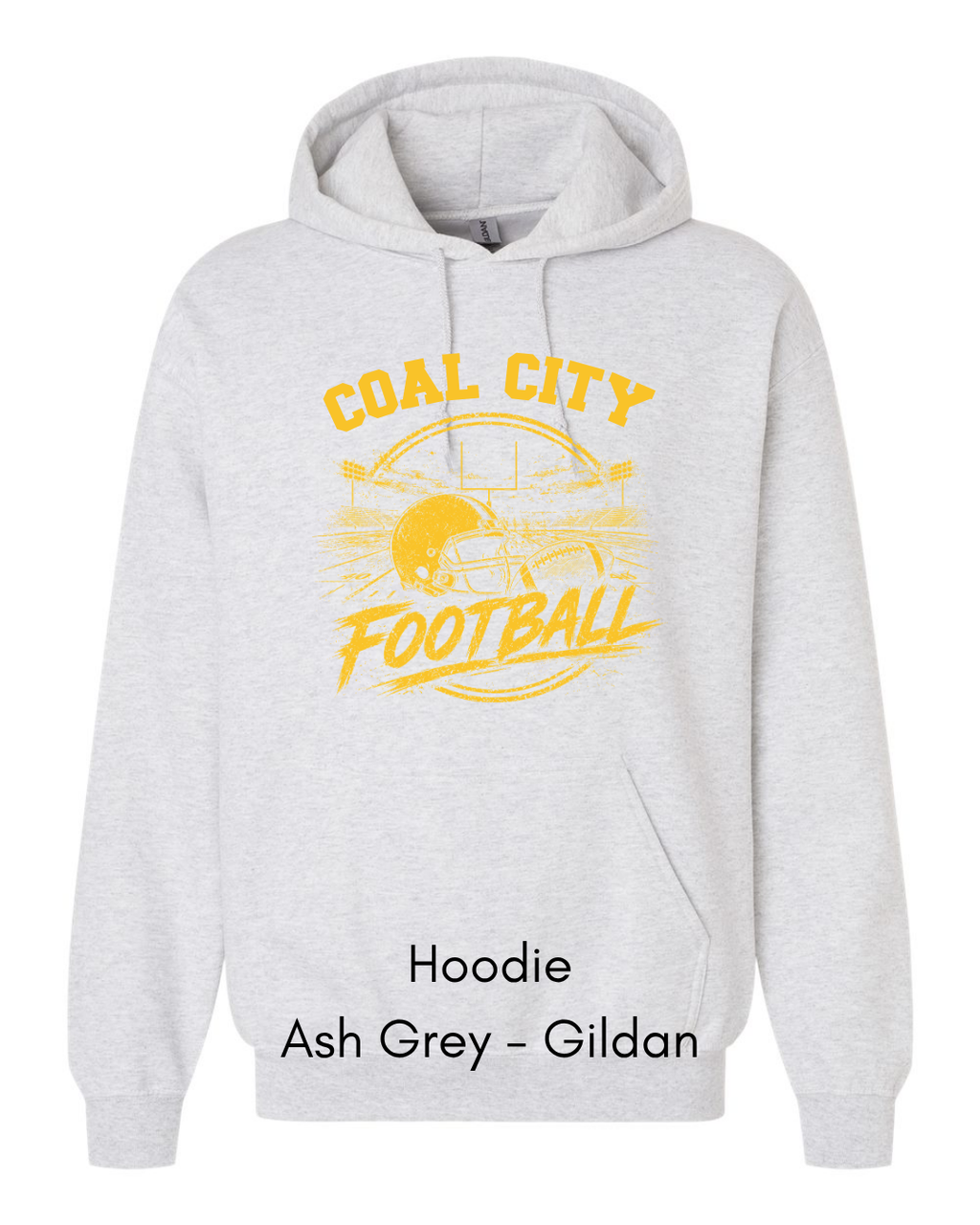 Coal City Football Yellow - Adult cc12