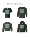 Green Plaid White Stripe Coalers- GILDAN YOUTH