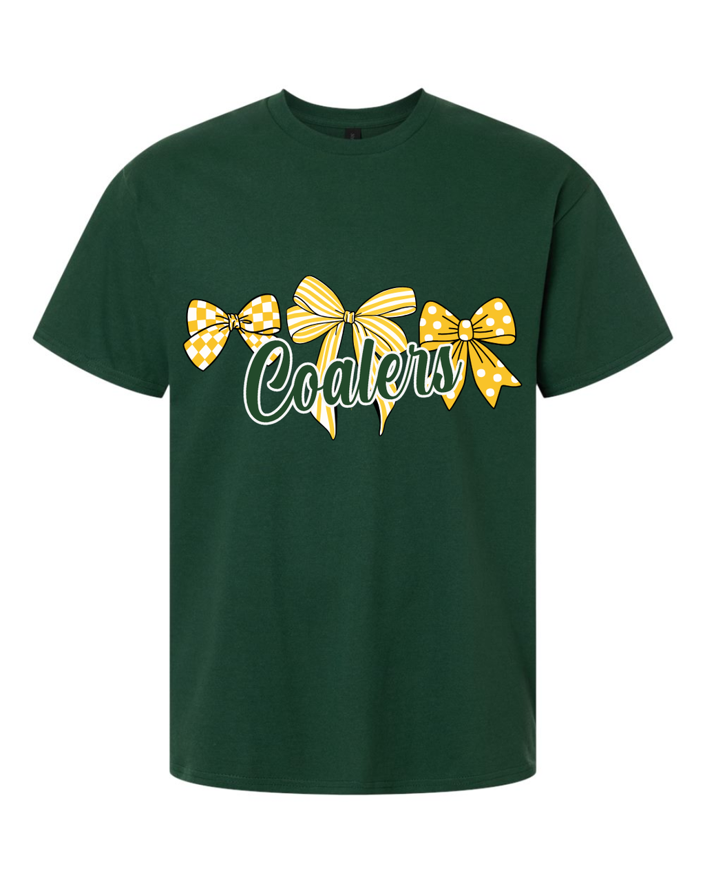 Coal City Coalers Bows & Stripes T-Shirt (Gildan) Youth