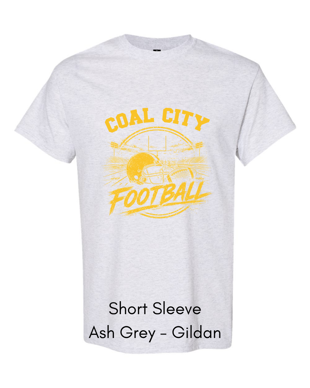 Yellow Coal City Football CC12 - GILDAN ADULT