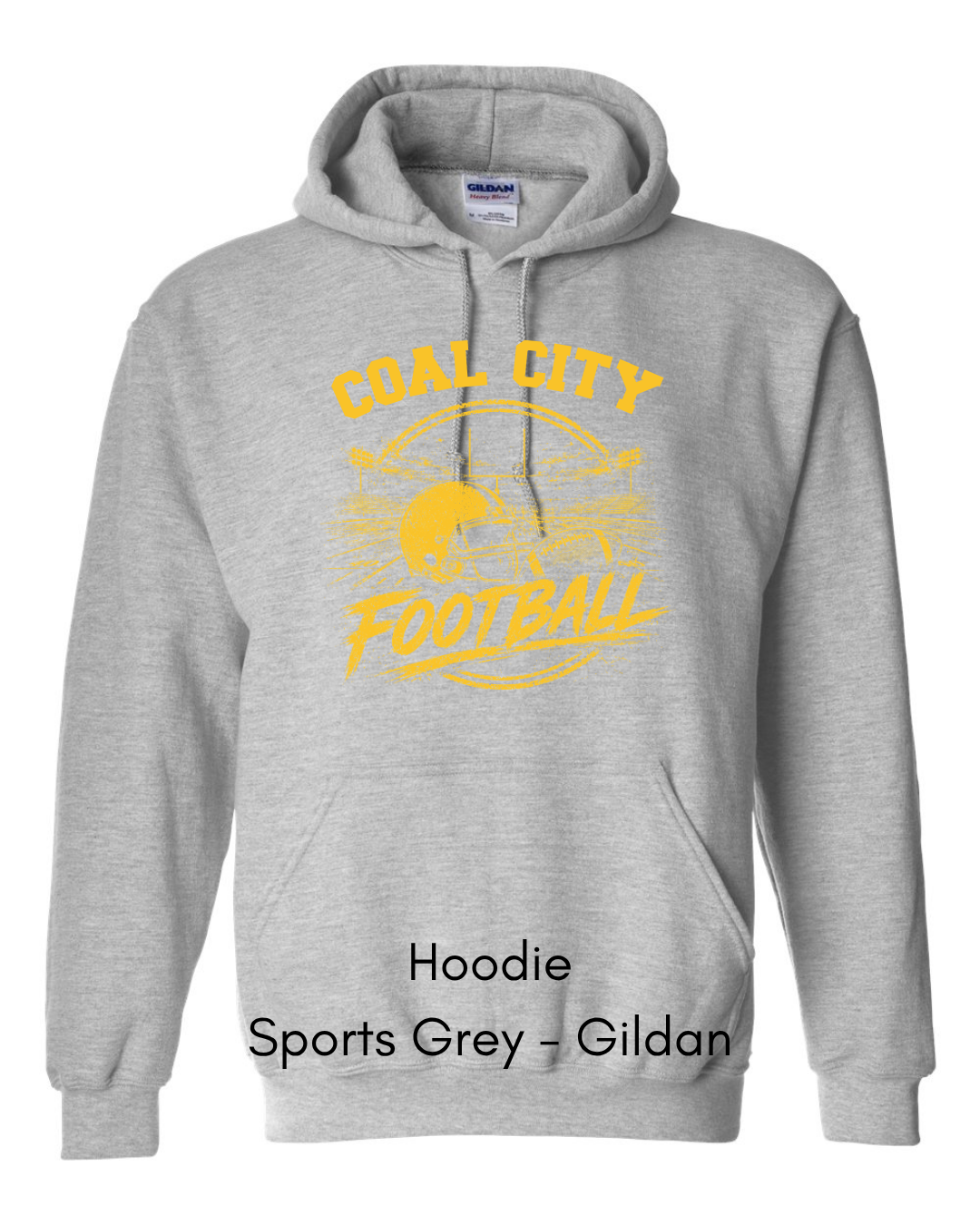 Coal City Football Yellow - Adult cc12
