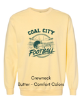Green Coal City Football CC12- COMFORT COLORS ADULT