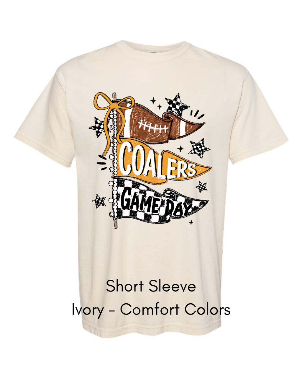 Yellow Game Day Flags CC16 - COMFORT COLORS ADULT