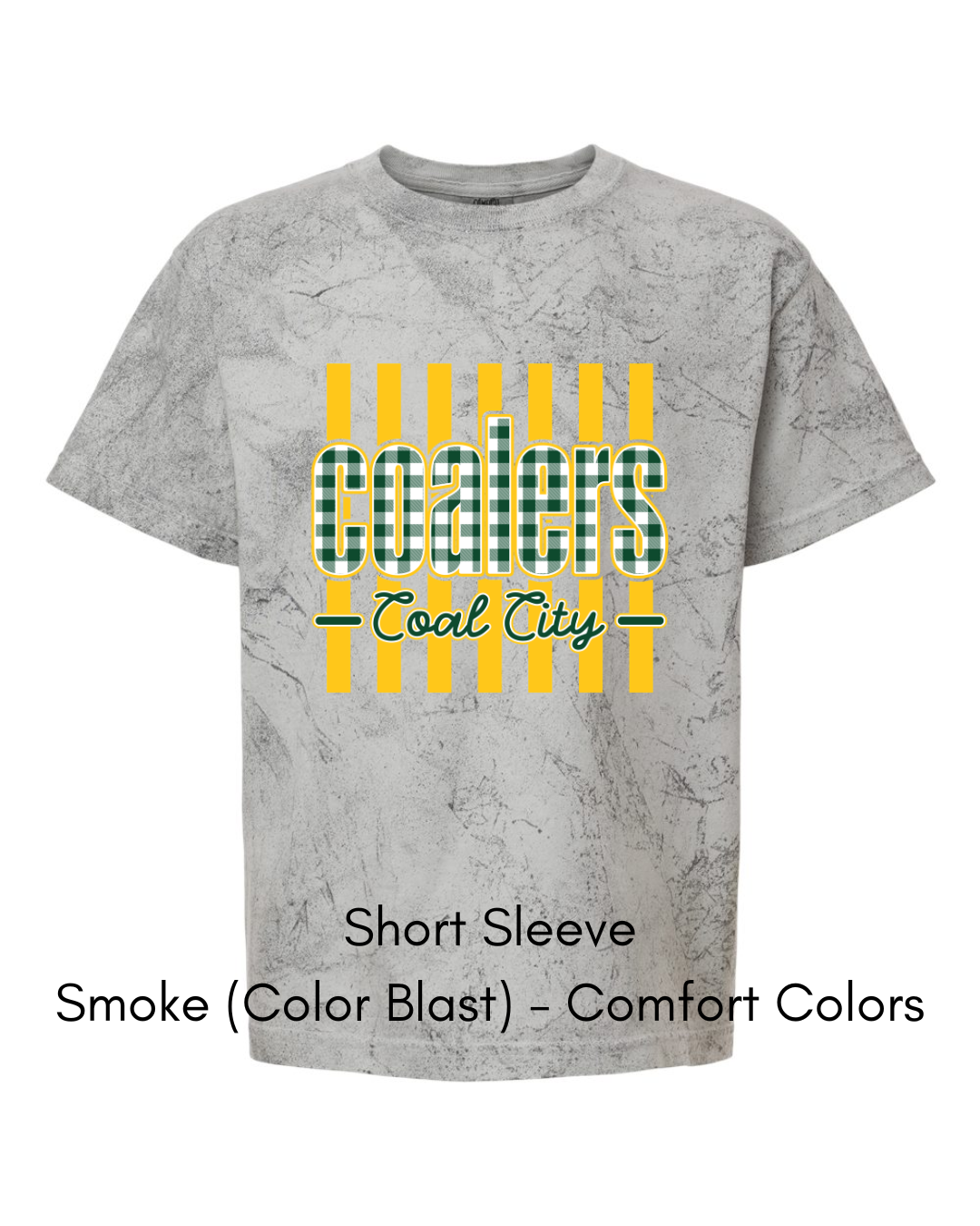Green Plaid Coalers (Yellow Stripe) - Youth