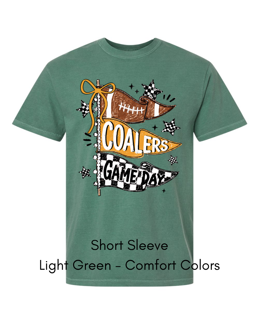 Yellow Game Day Flags CC16 - COMFORT COLORS ADULT