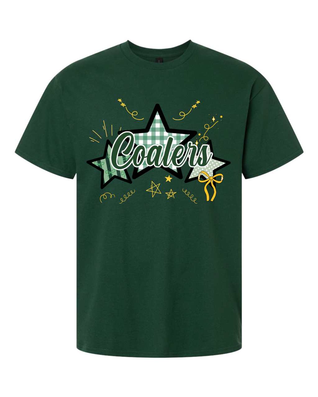 Coal City Coalers Bows & Stripes T-Shirt (Gildan) Youth