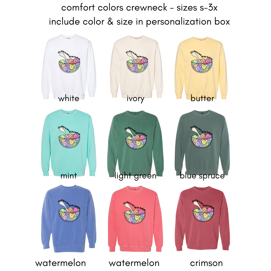 Teacher Graphic Comfort Colors® Crewneck