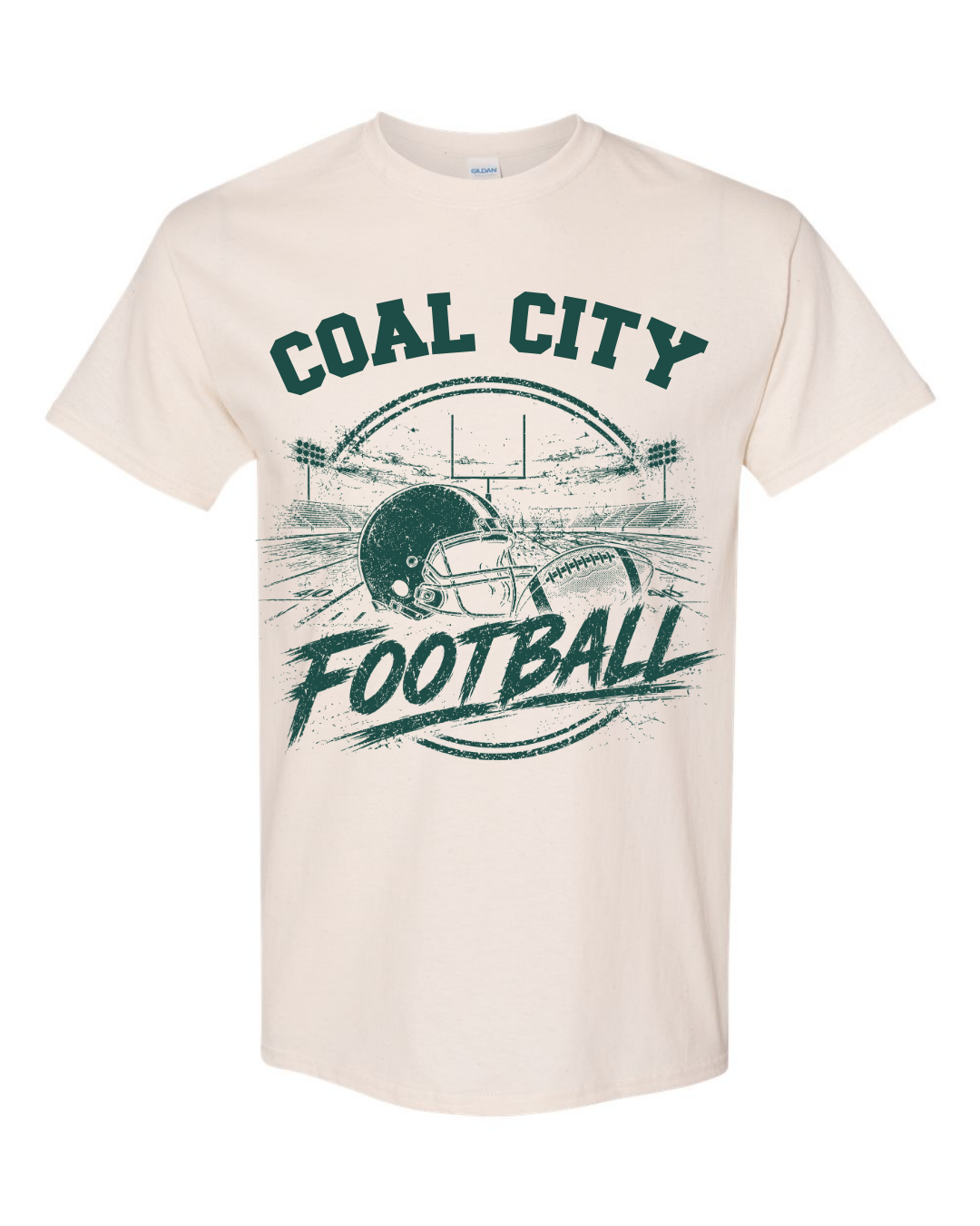 Coal City Football Adult T-Shirt (Gildan)