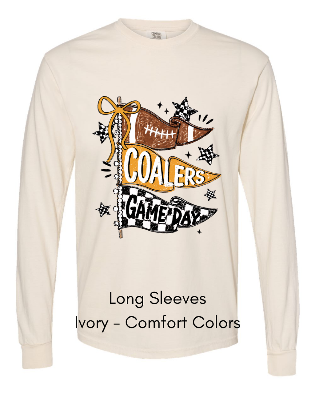 Yellow Game Day Flags CC16 - COMFORT COLORS ADULT