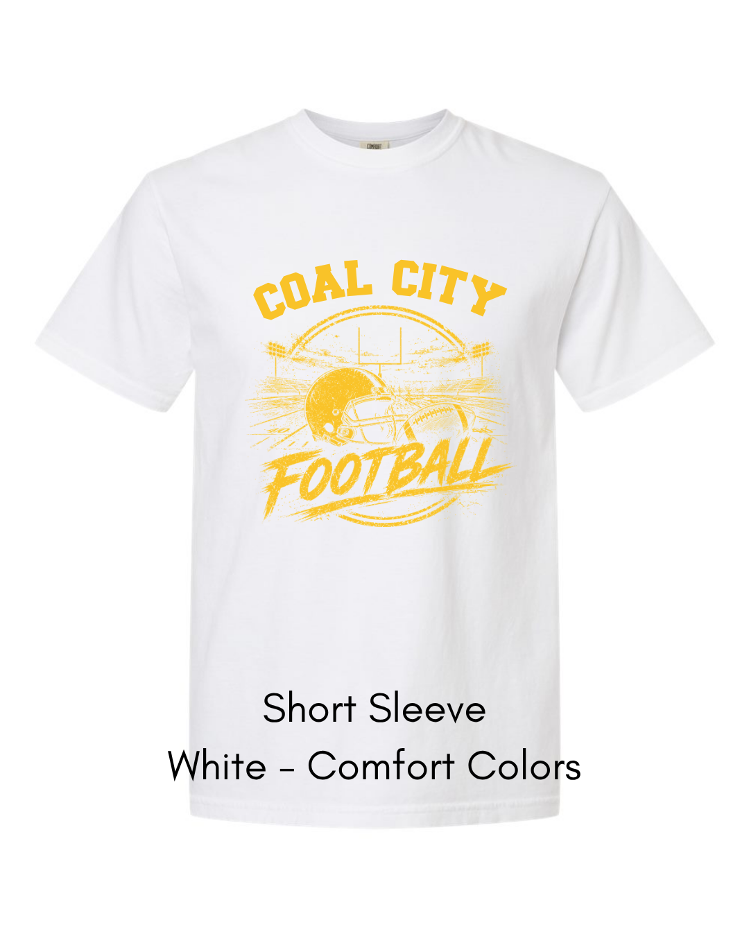 Coal City Football Yellow - Adult cc12