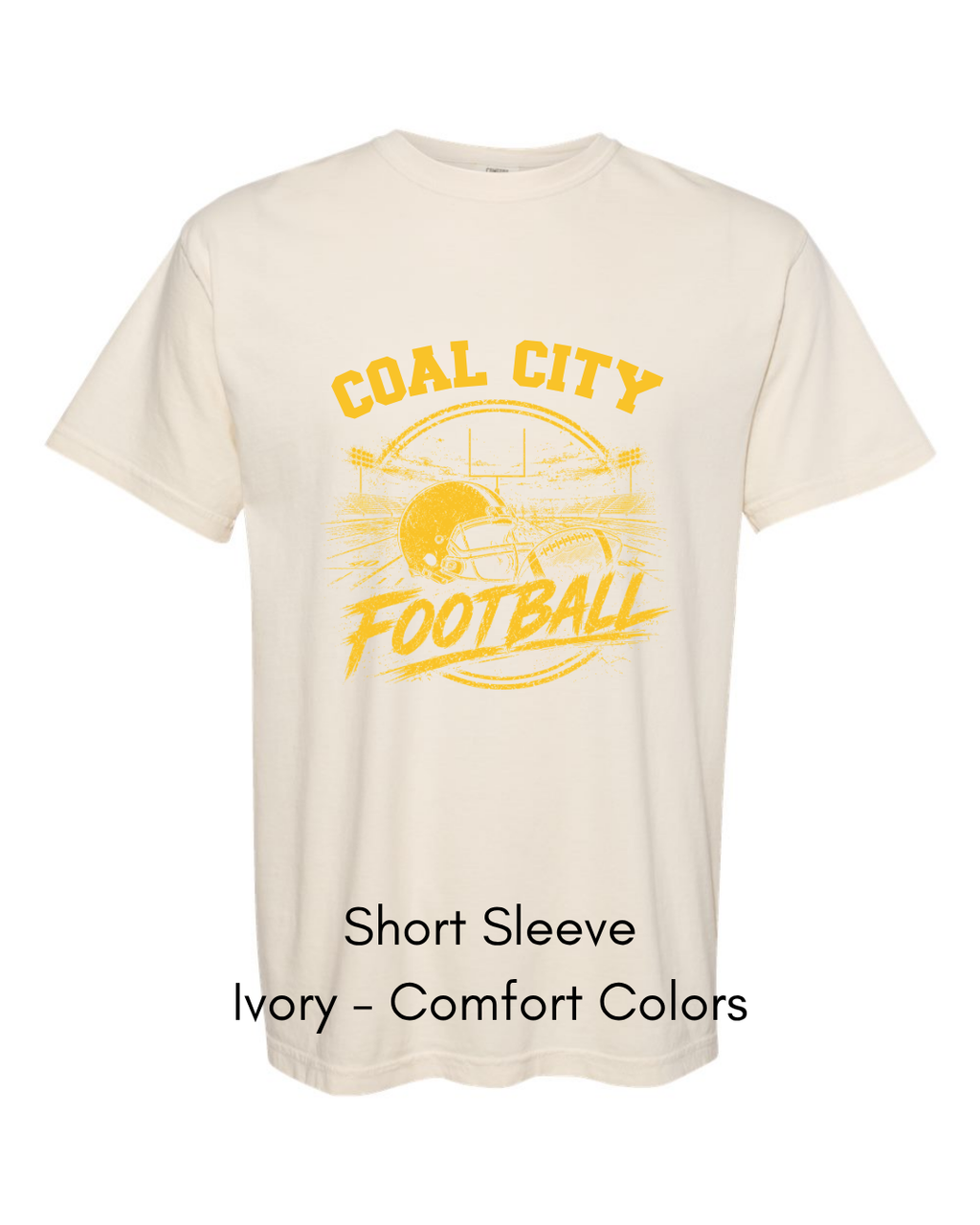 Coal City Football Yellow - Adult cc12