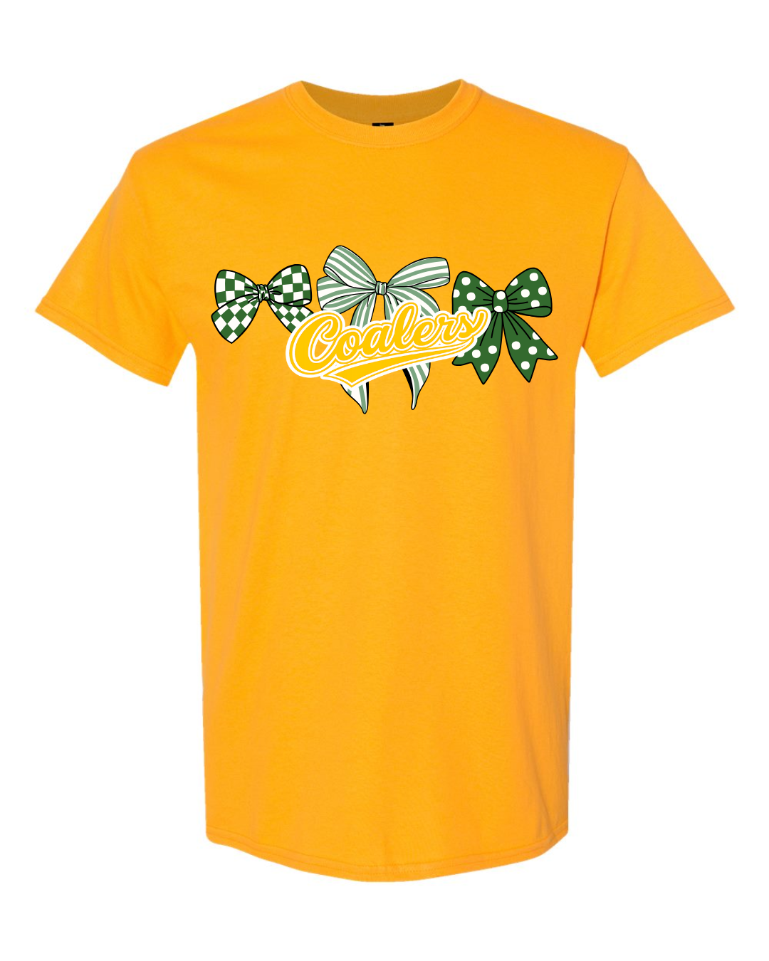Coal City Coalers Bows & Stripes T-Shirt (Gildan) Youth