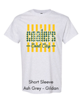 Green Plaid Yellow Stripe Coalers - GILDAN ADULT