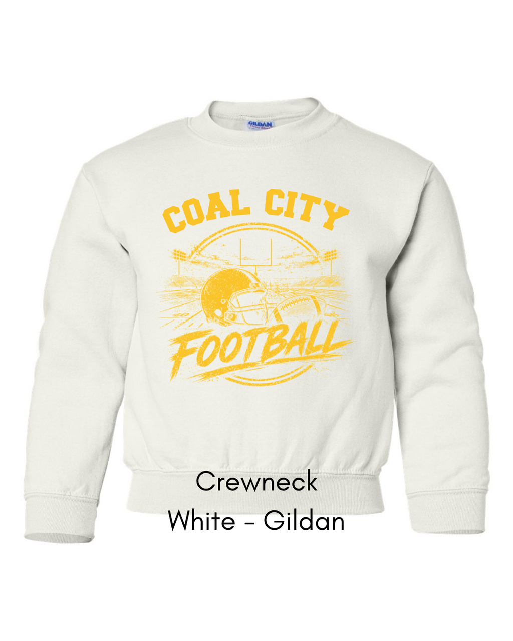 Yellow Coal City Football CC12- GILDAN YOUTH
