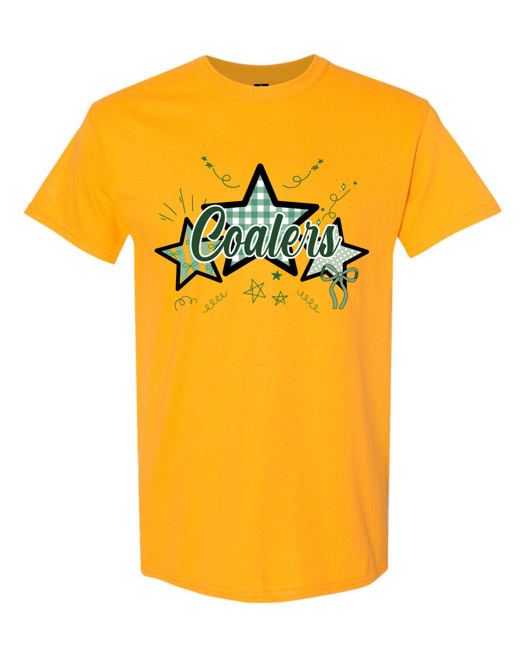 Coal City Coalers Bows & Stripes T-Shirt (Gildan) Youth