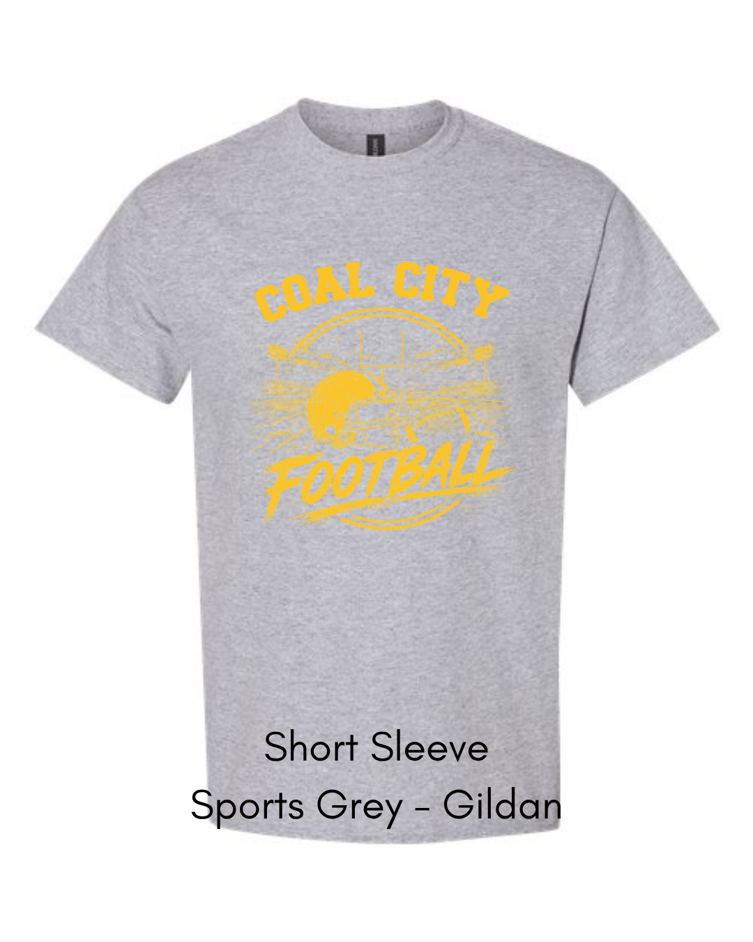 Coal City Football Yellow - Adult cc12